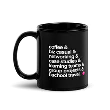 Load image into Gallery viewer, The BSchool Experience Mug in Black