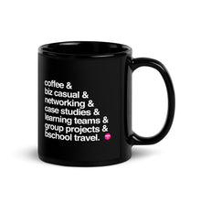 Load image into Gallery viewer, The BSchool Experience Mug in Black