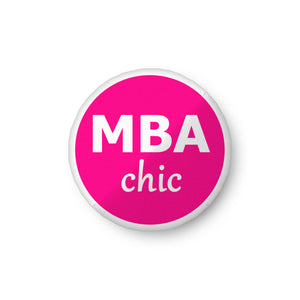 MBAchic Logo Pillow