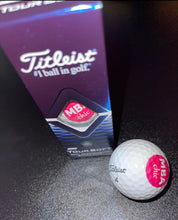 Load image into Gallery viewer, Titleist TourSoft MBAchic Logo Golf Balls