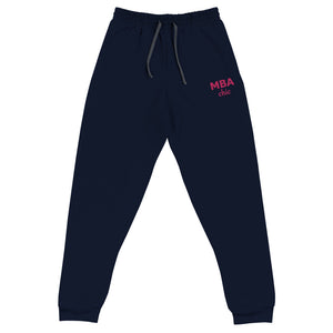 MBAchic Embroidered Logo Joggers