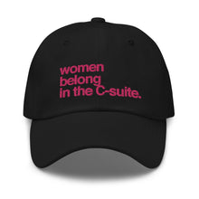 Load image into Gallery viewer, Women in the C-Suite Cap