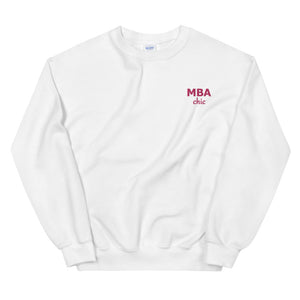 MBAchic Embroidered Logo Sweatshirt
