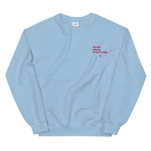 C-Suite Embroidered Sweatshirt