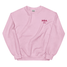 Load image into Gallery viewer, MBAchic Embroidered Logo Sweatshirt